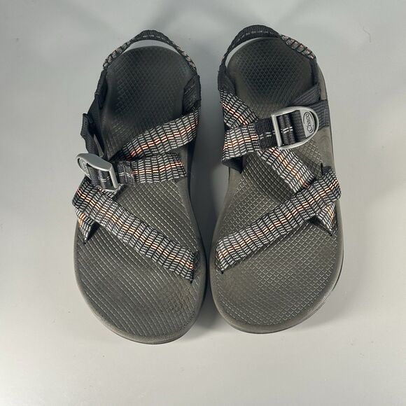 Chaco Z/Cloud Men's Size 9 Shoes Black Gray Adjustable Outdoor Casual Sandals - Picture 4 of 15